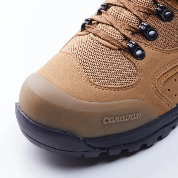 【日本 Caravan】中筒 GORE-TEX 登山健行鞋 C1_02S  0010106 黑銀色 941