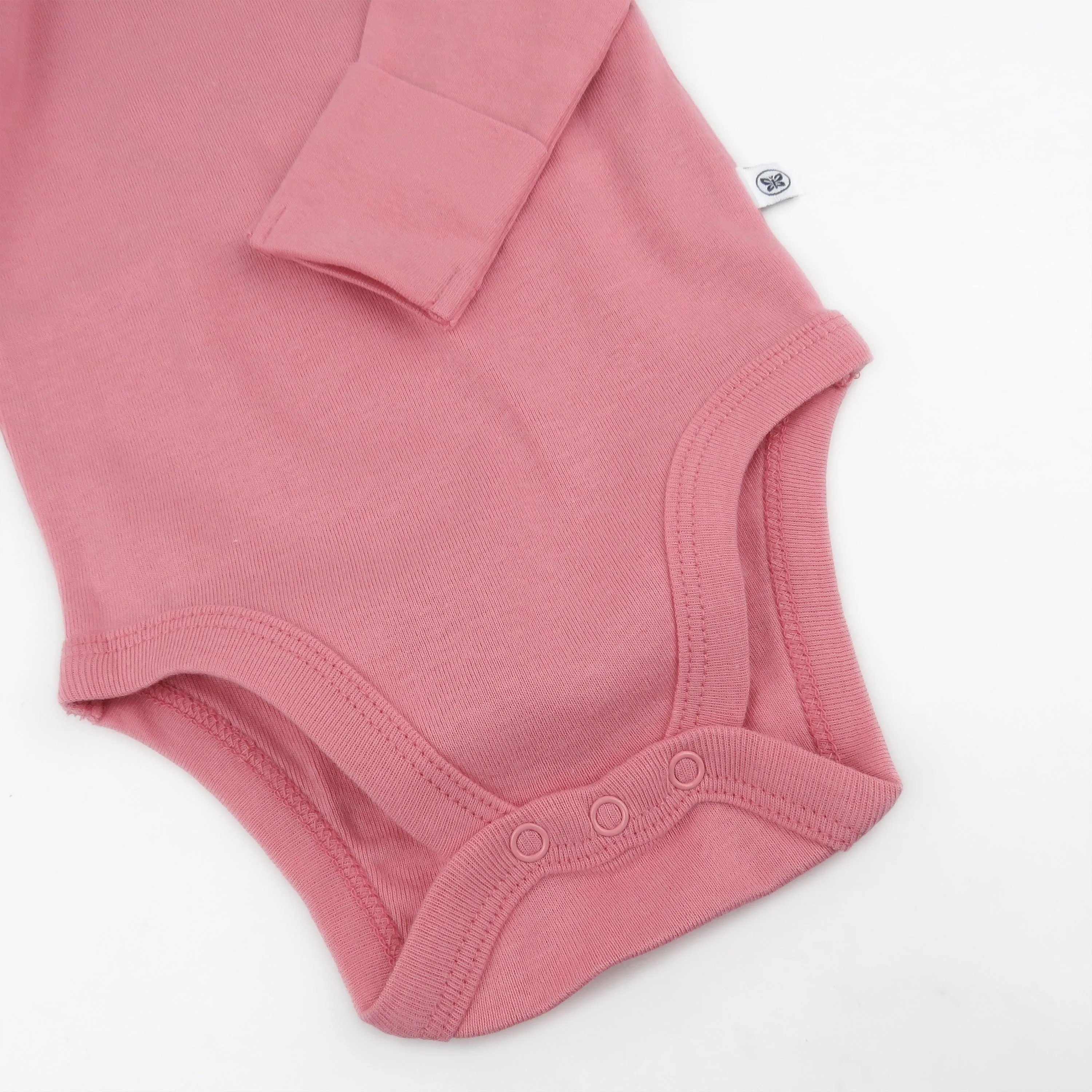 10-Pack Organic Cotton Long Sleeve Bodysuits