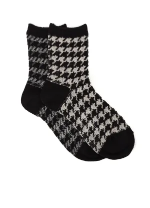 1/36 D HOUNDSTOOTH HOUNDSTOOTH SOCKS