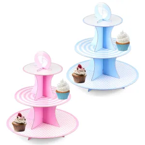 3 Tier Cardboard Cupcake Stand