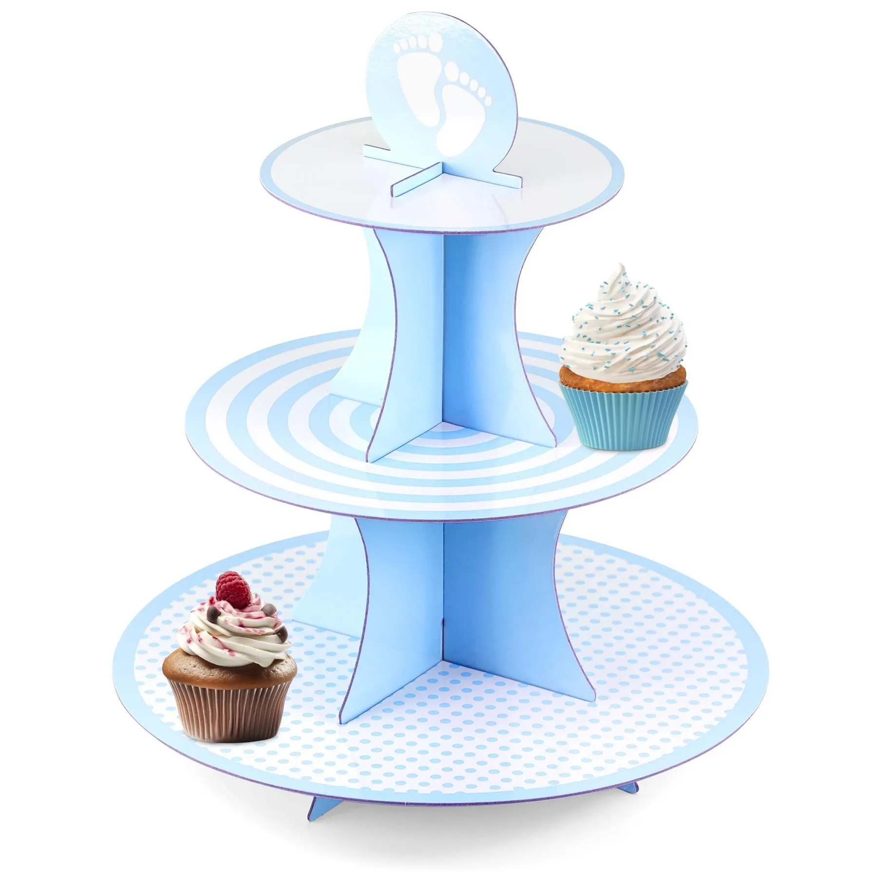 3 Tier Cardboard Cupcake Stand