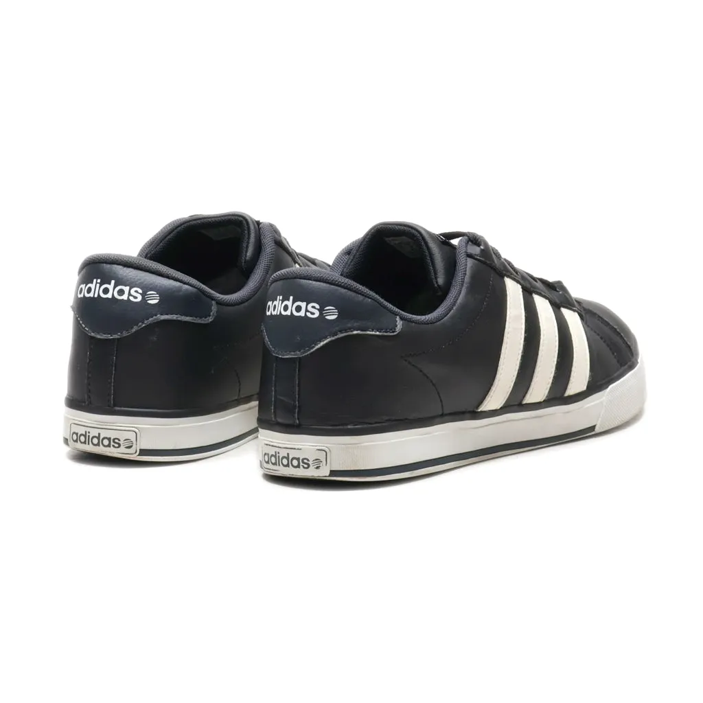 Adidas Low-Top Sneakers Leather Black Colour For Men