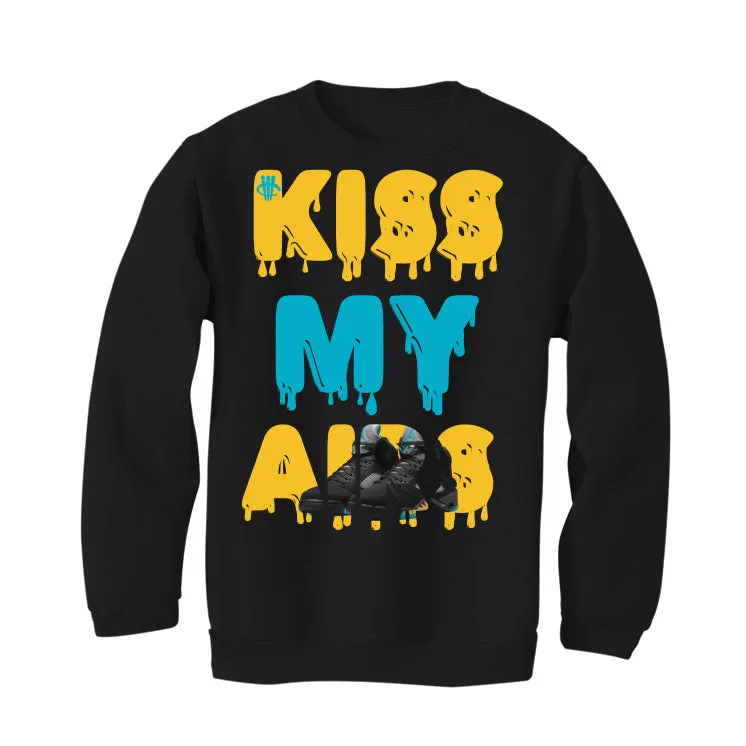 Air Jordan 5 Aqua - Black T-Shirt (KISS MY AIRS)