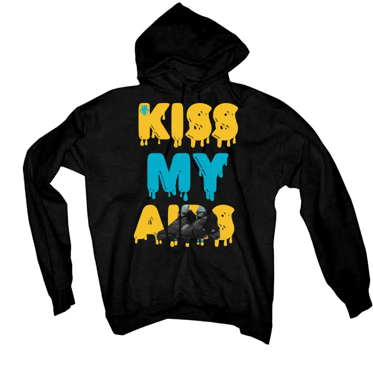 Air Jordan 5 Aqua - Black T-Shirt (KISS MY AIRS)