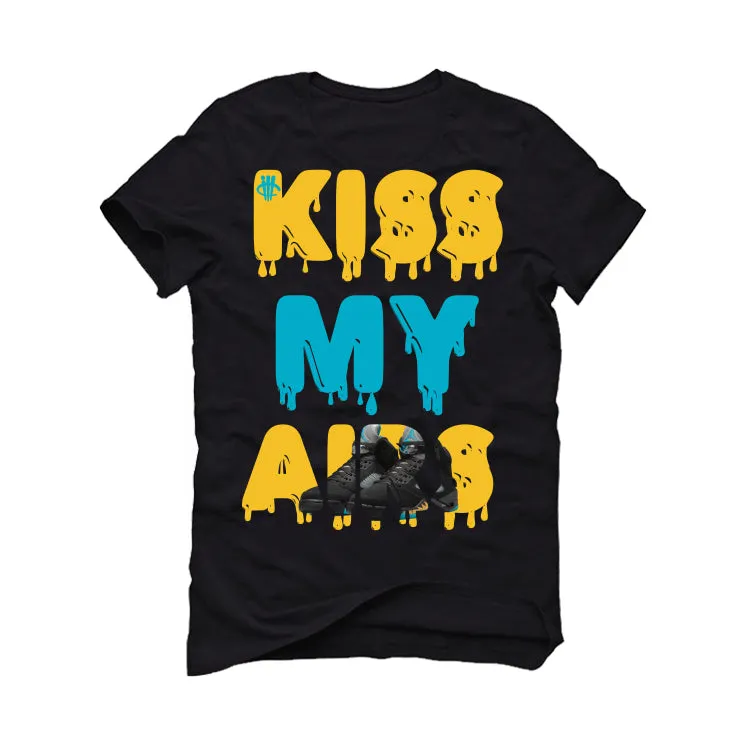 Air Jordan 5 Aqua - Black T-Shirt (KISS MY AIRS)