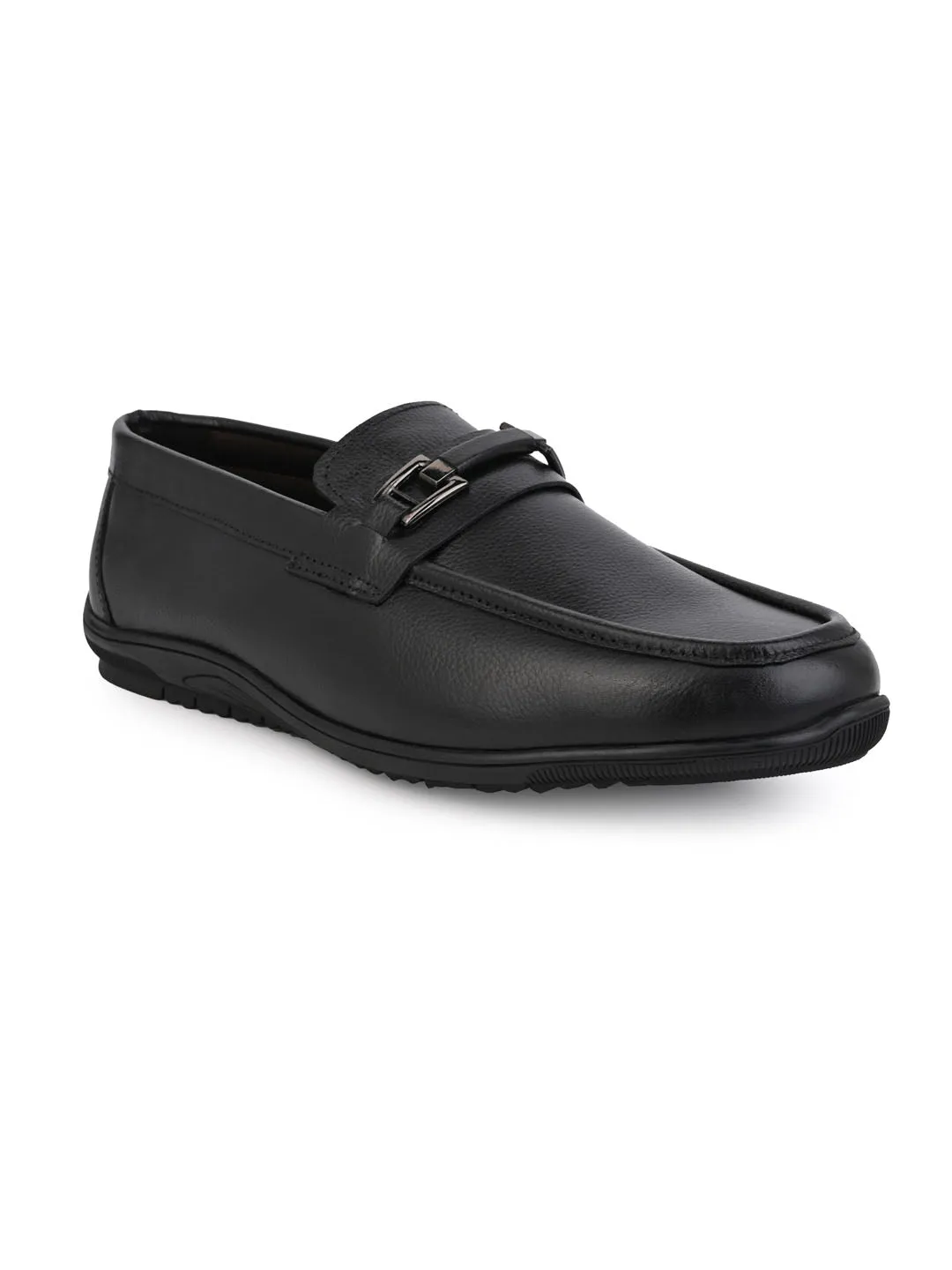 Alberto Torresi Genuine Leather Filter Your Pain Rubber Sole Loafers