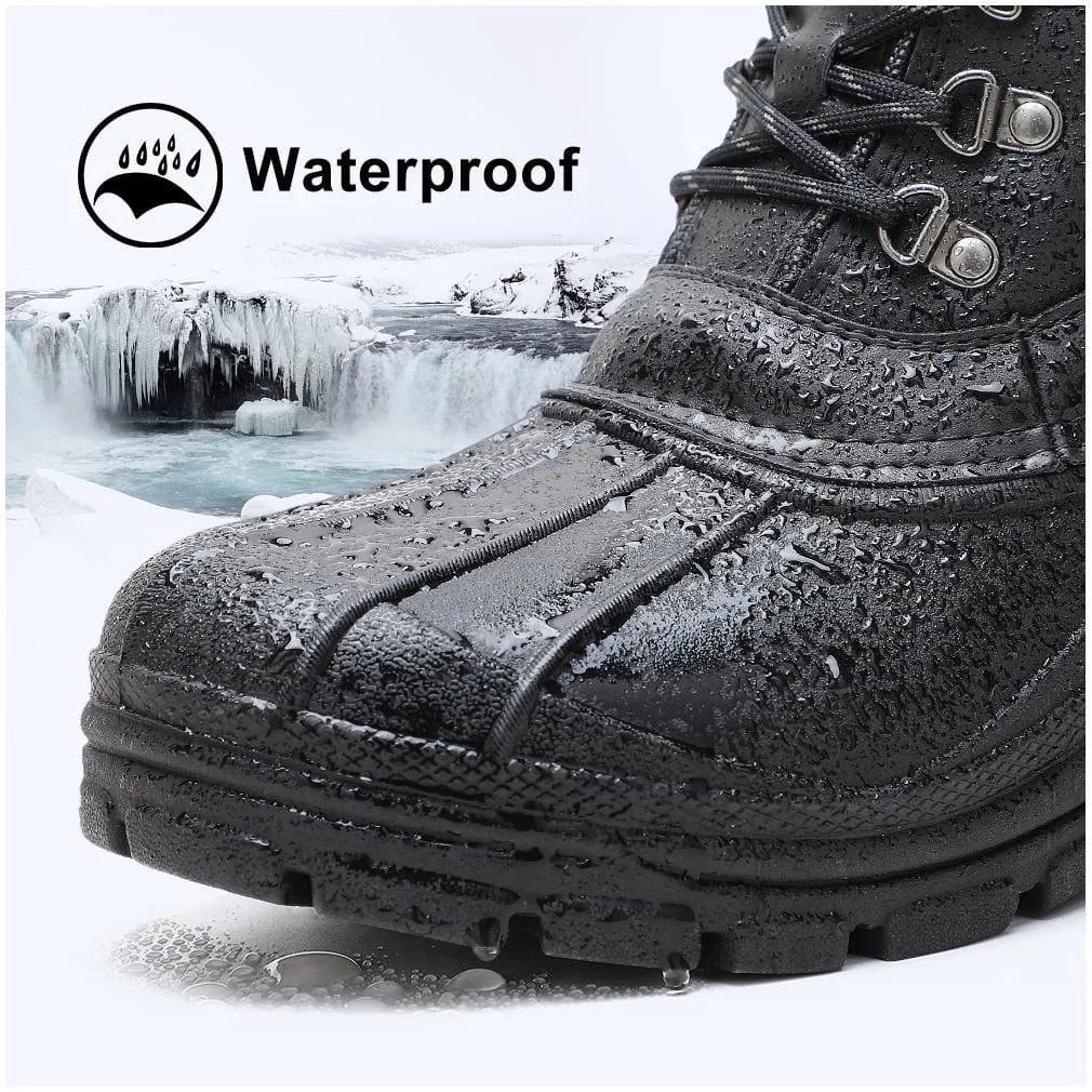 Aleader Men’s Lace up Insulated Waterproof Winter Snow Boots