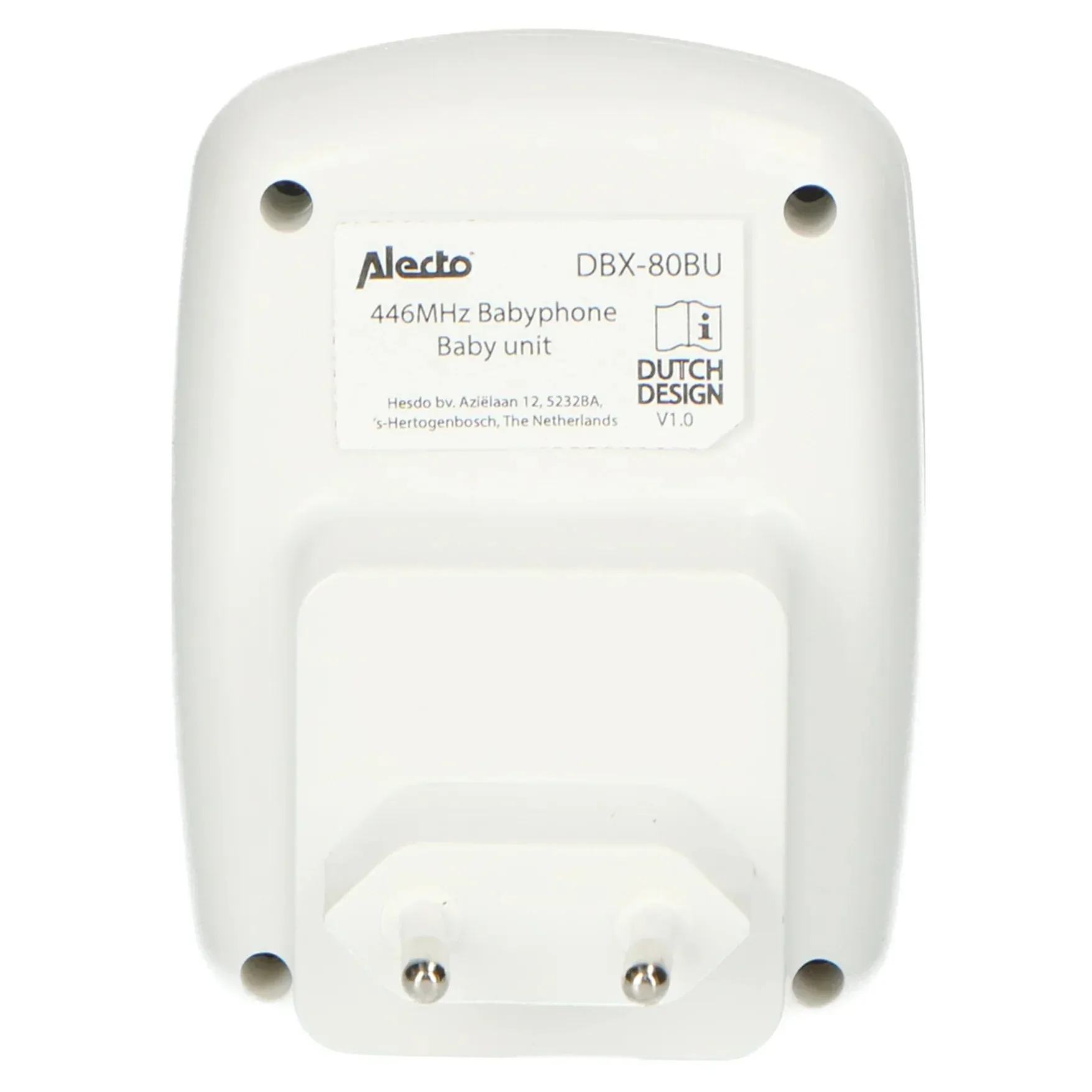 Alecto Extra Baby Unit DBX-80BU | White /Anthracite