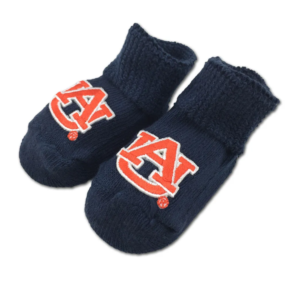 Auburn Newborn Booties