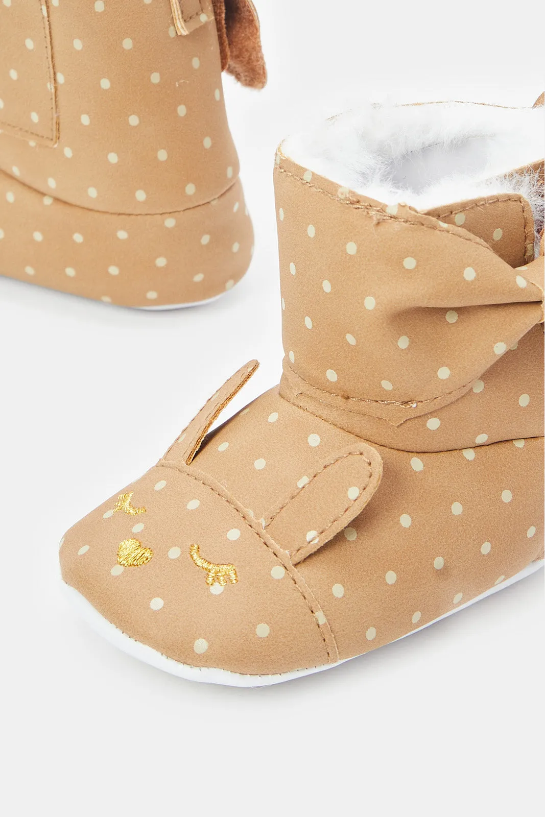 Babies Brown Bunny Booties