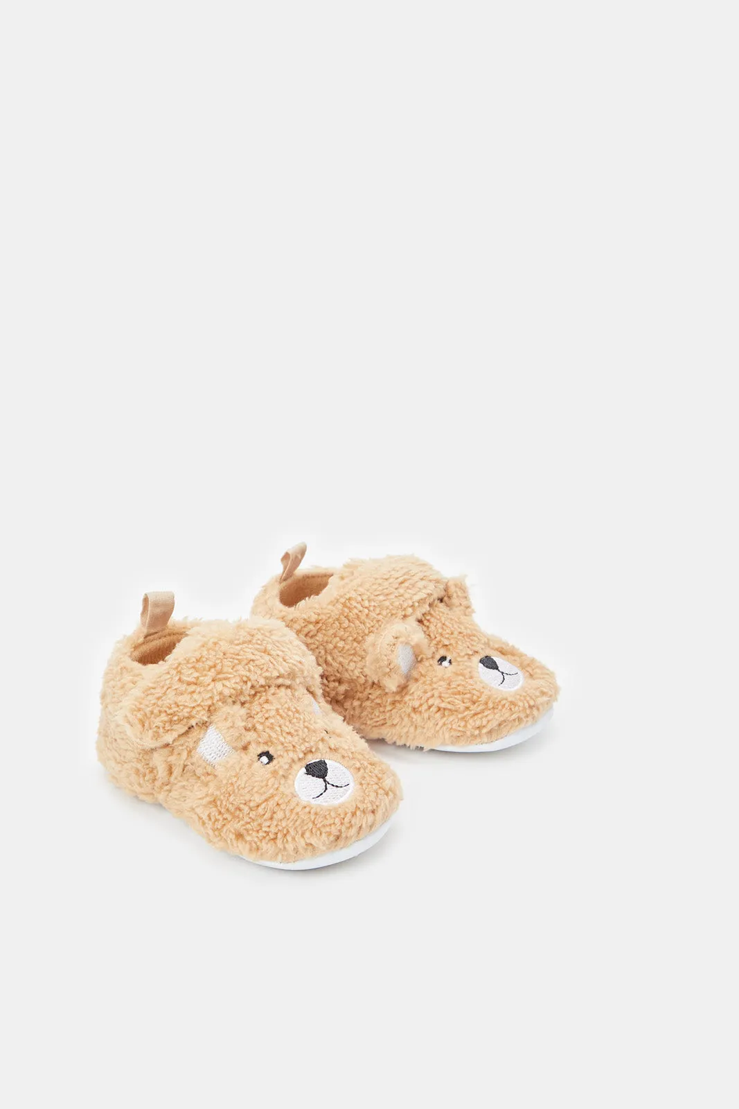 Babies Brown Pram Booties