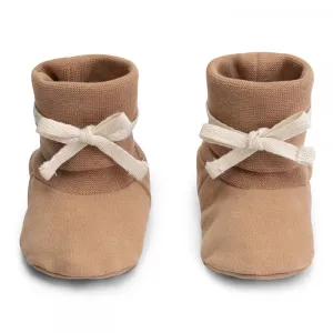 Baby Booties ''Biscuit'' GOTS Organic Cotton