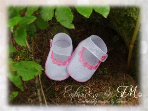 Baby booties No.23 / 5x7 hoop