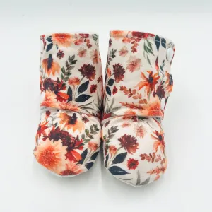 Baby Booties (Wilder fall floral)