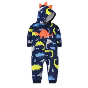 Baby Boys Onesie 6-18M Dinosaur Spring Rompers