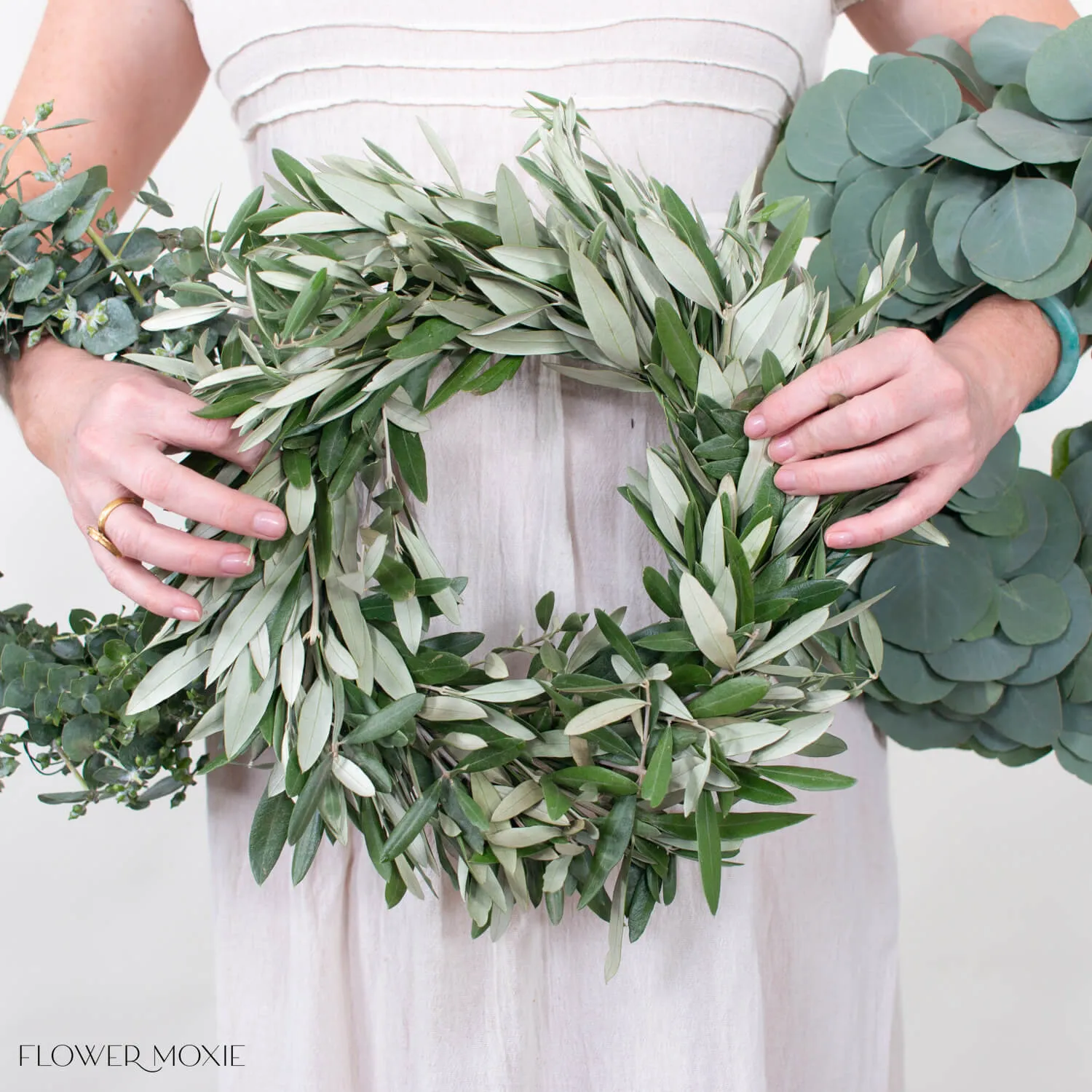 Baby Eucalyptus Candle Ring