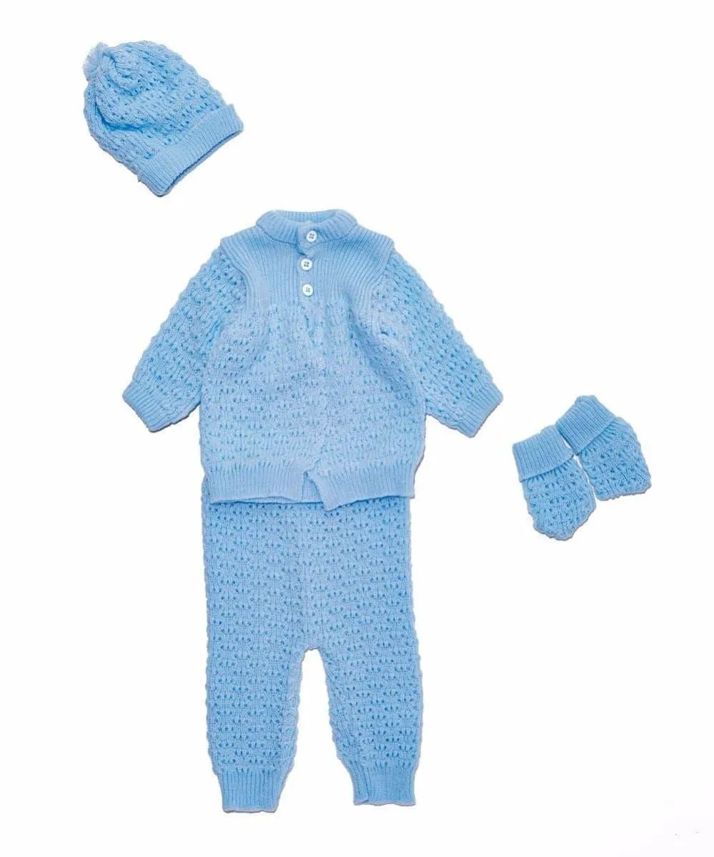 Baby Mode 4-piece Knit Baby Gift Set