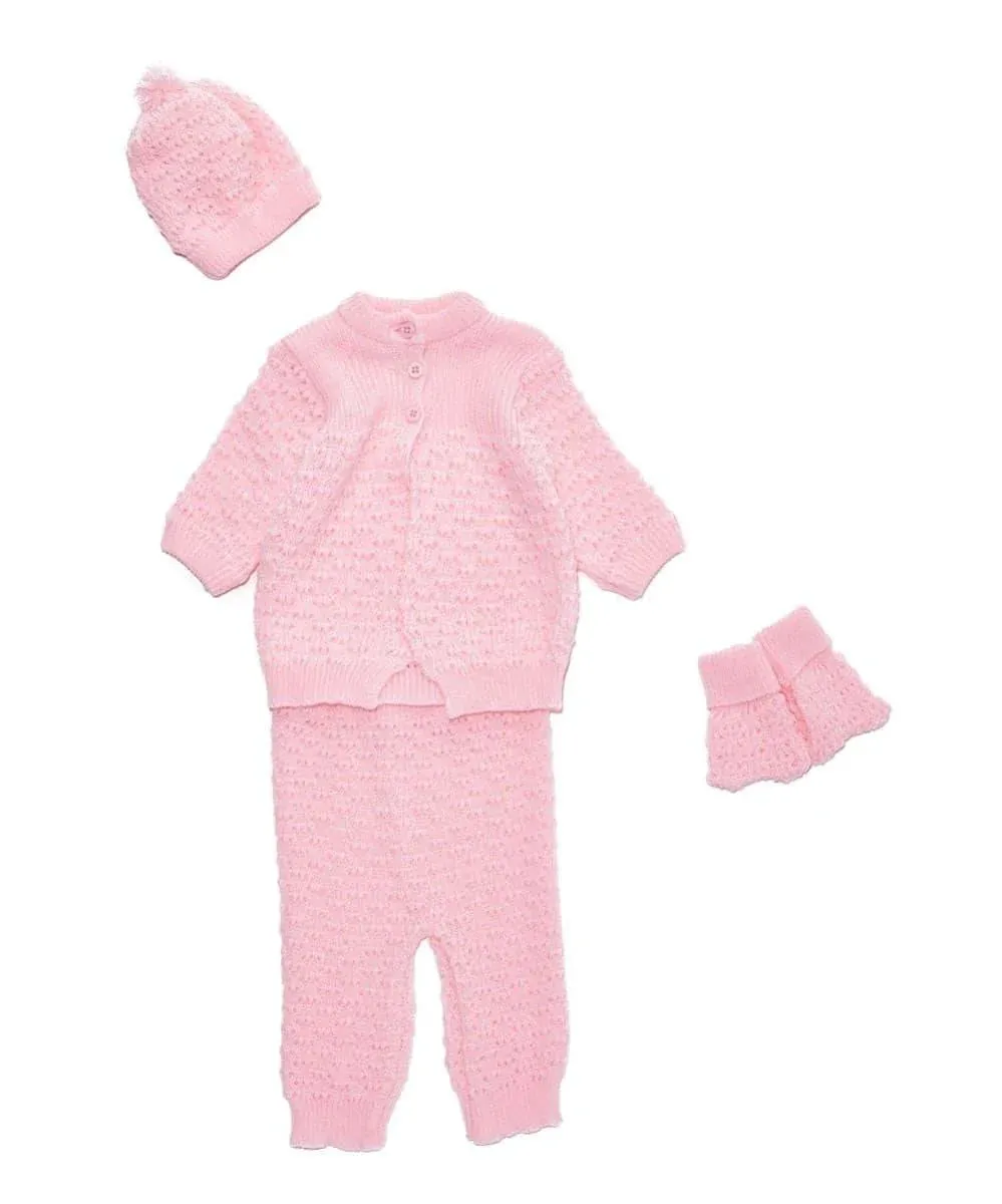 Baby Mode 4-piece Knit Baby Gift Set