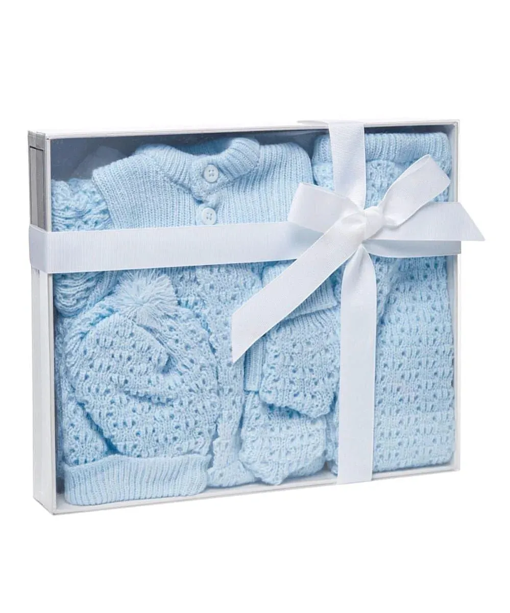 Baby Mode 4-piece Knit Baby Gift Set