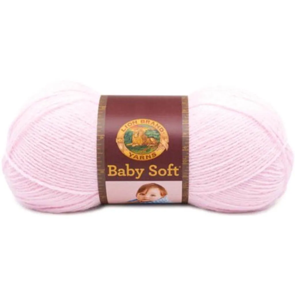 Baby Soft Yarn Pastel Pink Pompadour