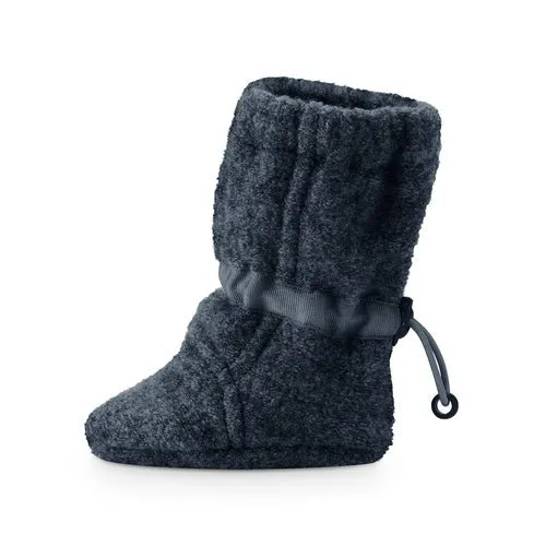 Babywearing Booties - Baby Navy Wool