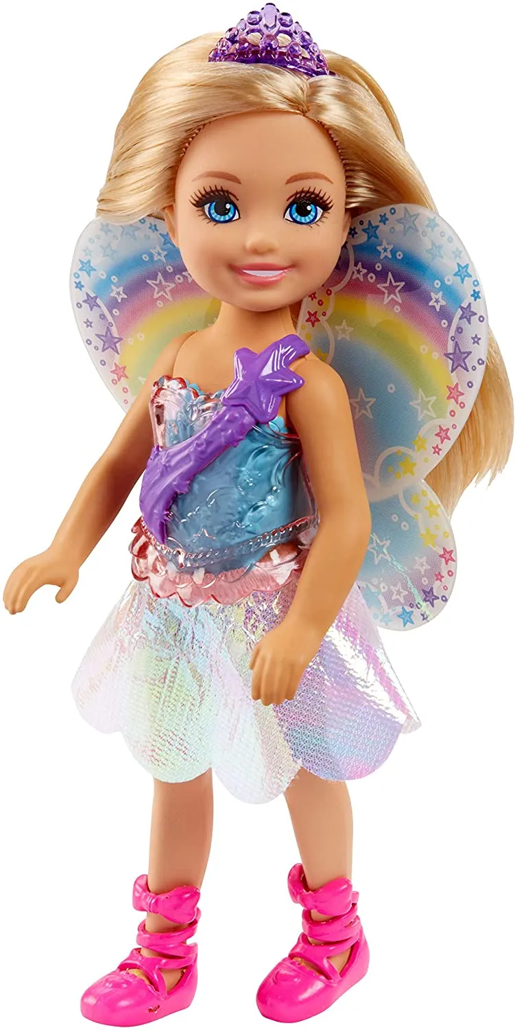 Barbie Rainbow Cove Chelsea Dress Up Doll with 3 Outfits