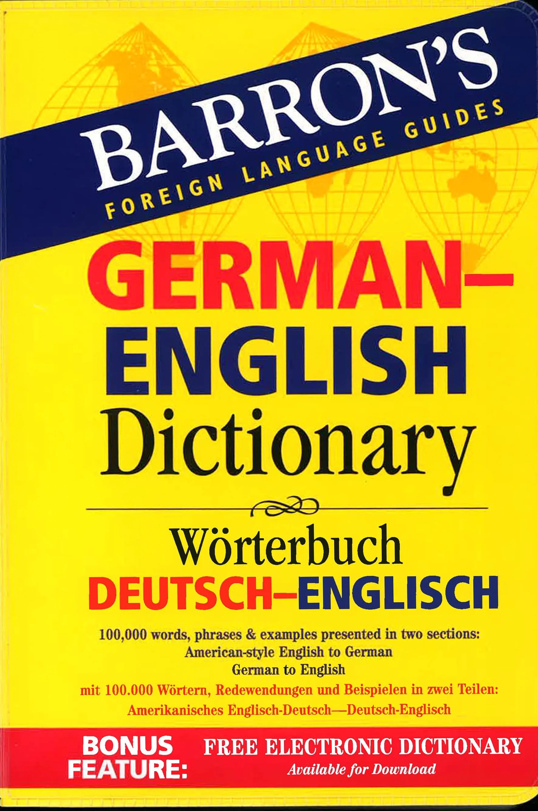 Barron's German-English Dictionary : Worterbuch Deutsch-Englisch