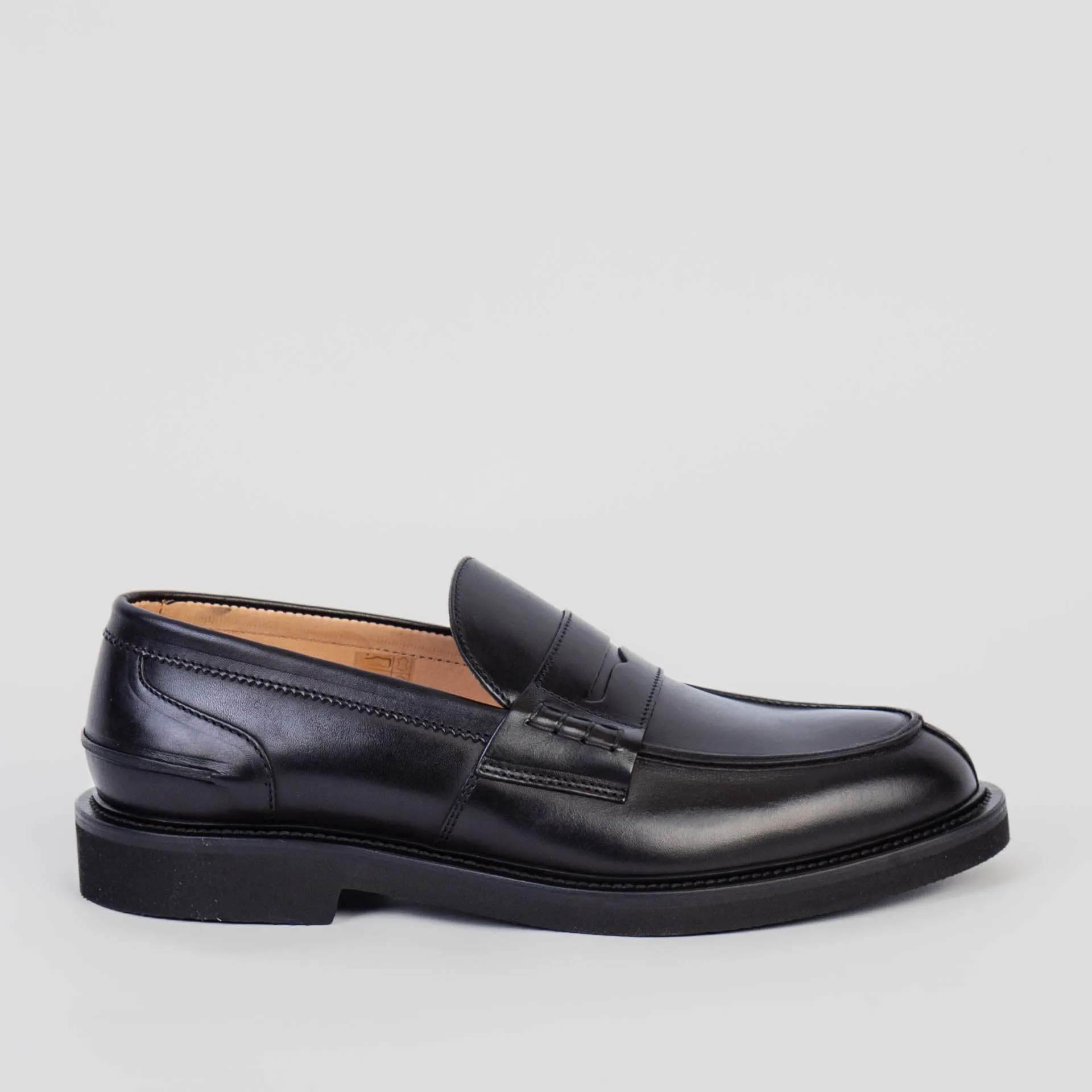 BATURO CALZATURE LOAFERS 784 PRINCESS NERO BLACK