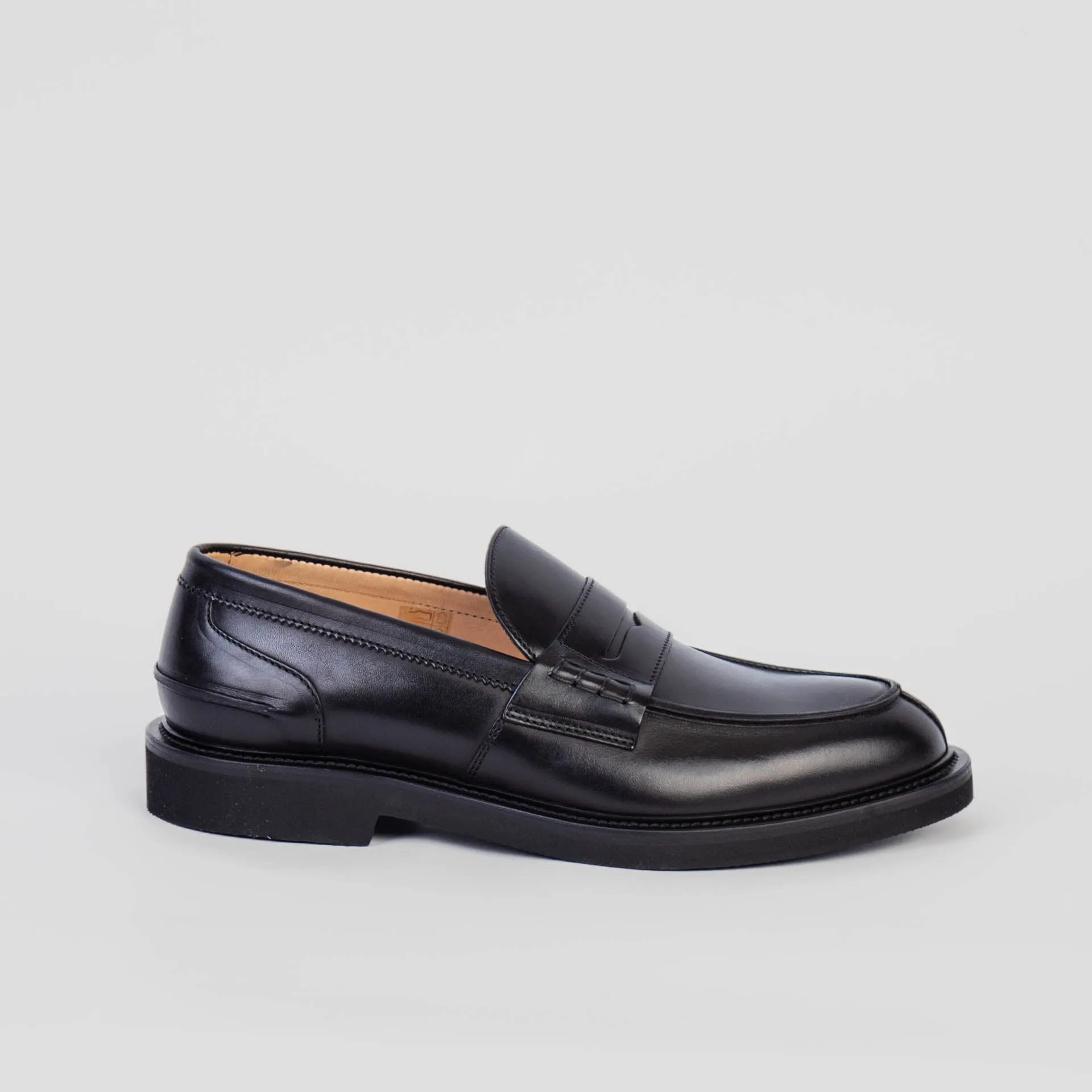 BATURO CALZATURE LOAFERS 784 PRINCESS NERO BLACK