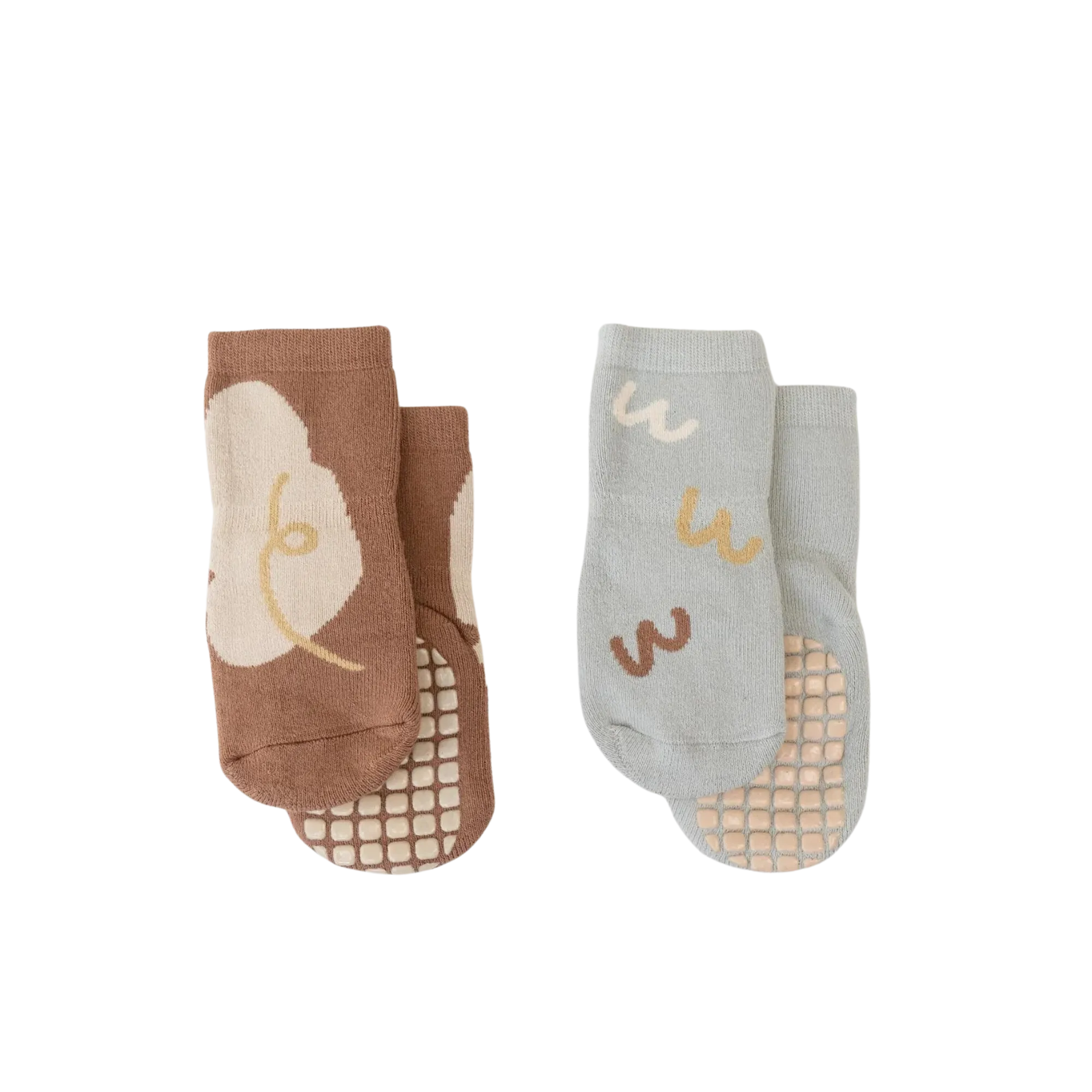 BELAN J Cozy Non-Slip Socks 0-12M (2 pack)