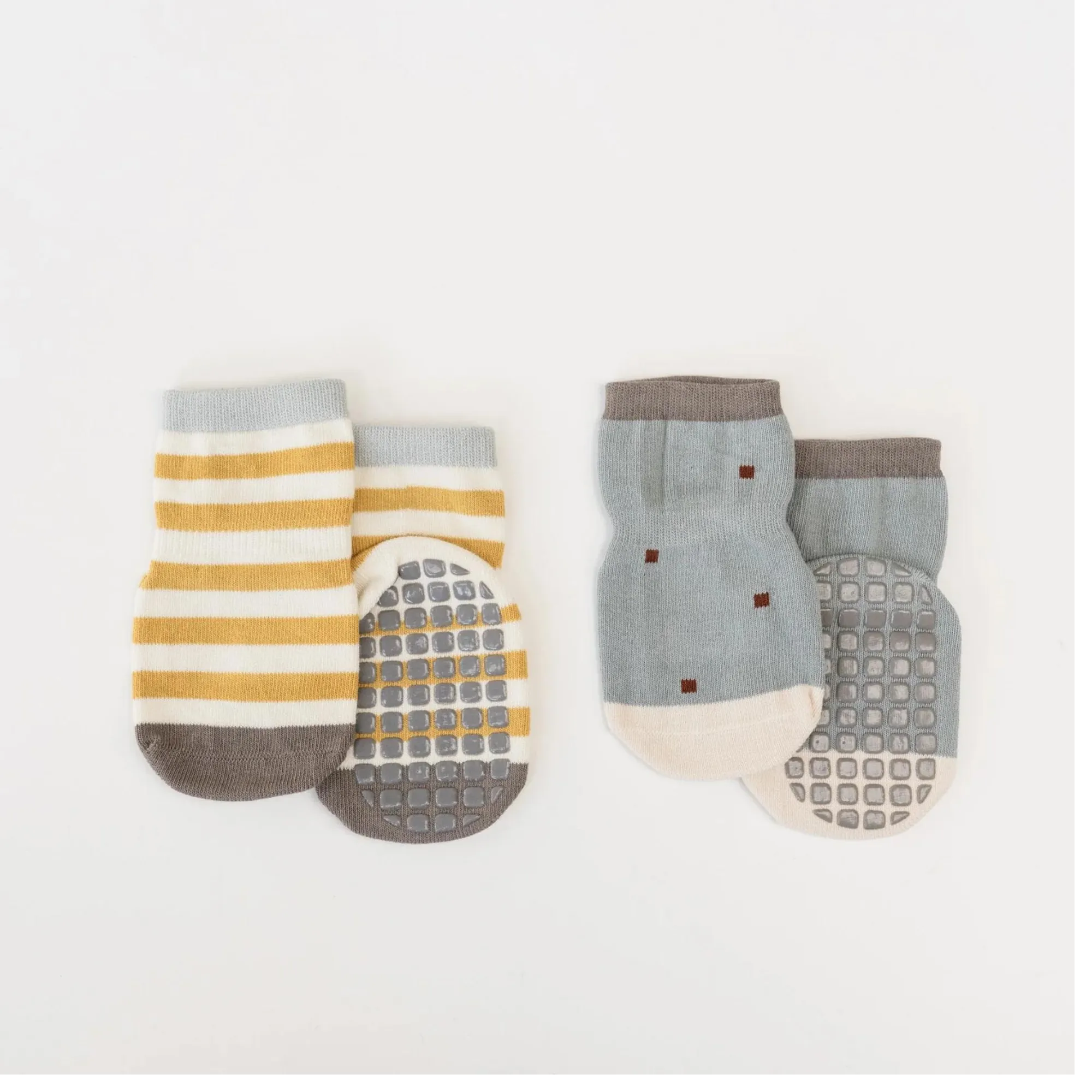 BELAN J Cozy Non-Slip Socks 0-12M (2 pack)