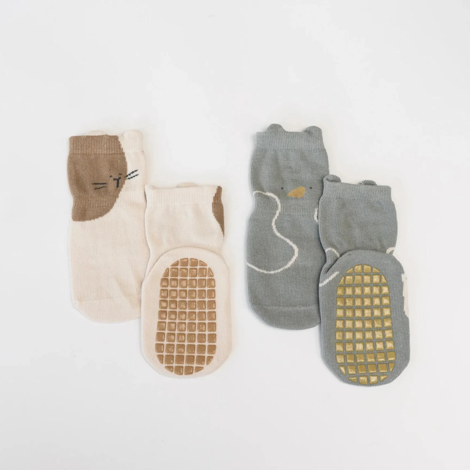 BELAN J Cozy Non-Slip Socks 0-12M (2 pack)