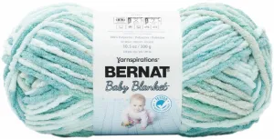 Bernat Baby Blanket Big Ball Yarn - Baby Blue/Green 10.5oz/300g