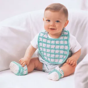 Bernat Crochet Bib And Booties