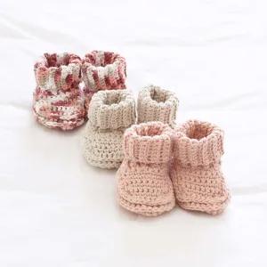 Bernat Crochet Peachy Baby's Booties