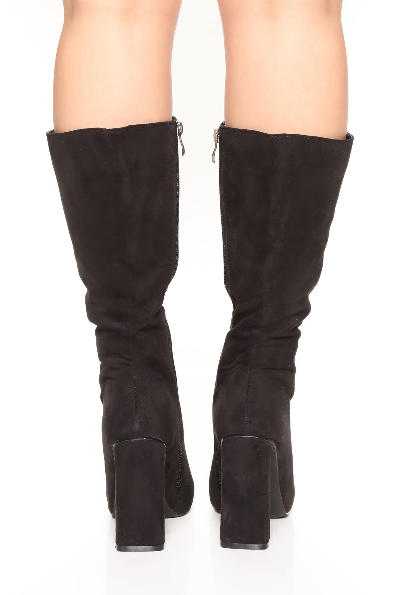 Beverly Babe Heeled Boots - Black