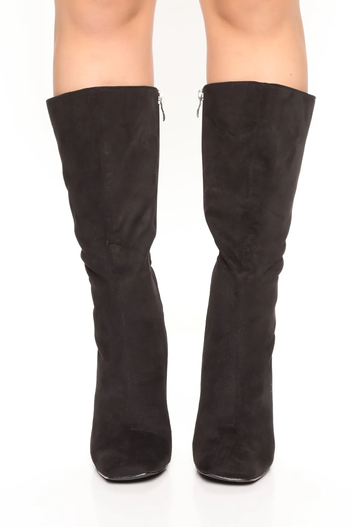 Beverly Babe Heeled Boots - Black