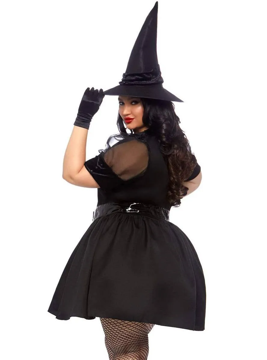 Bewitching Black Magic Witch Plus Size Womens Costume