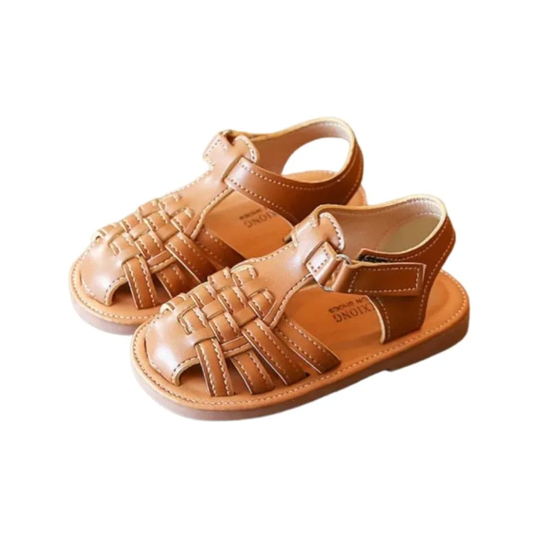 Bindi - Vintage Sandals Woven, Colour - Tan Brown