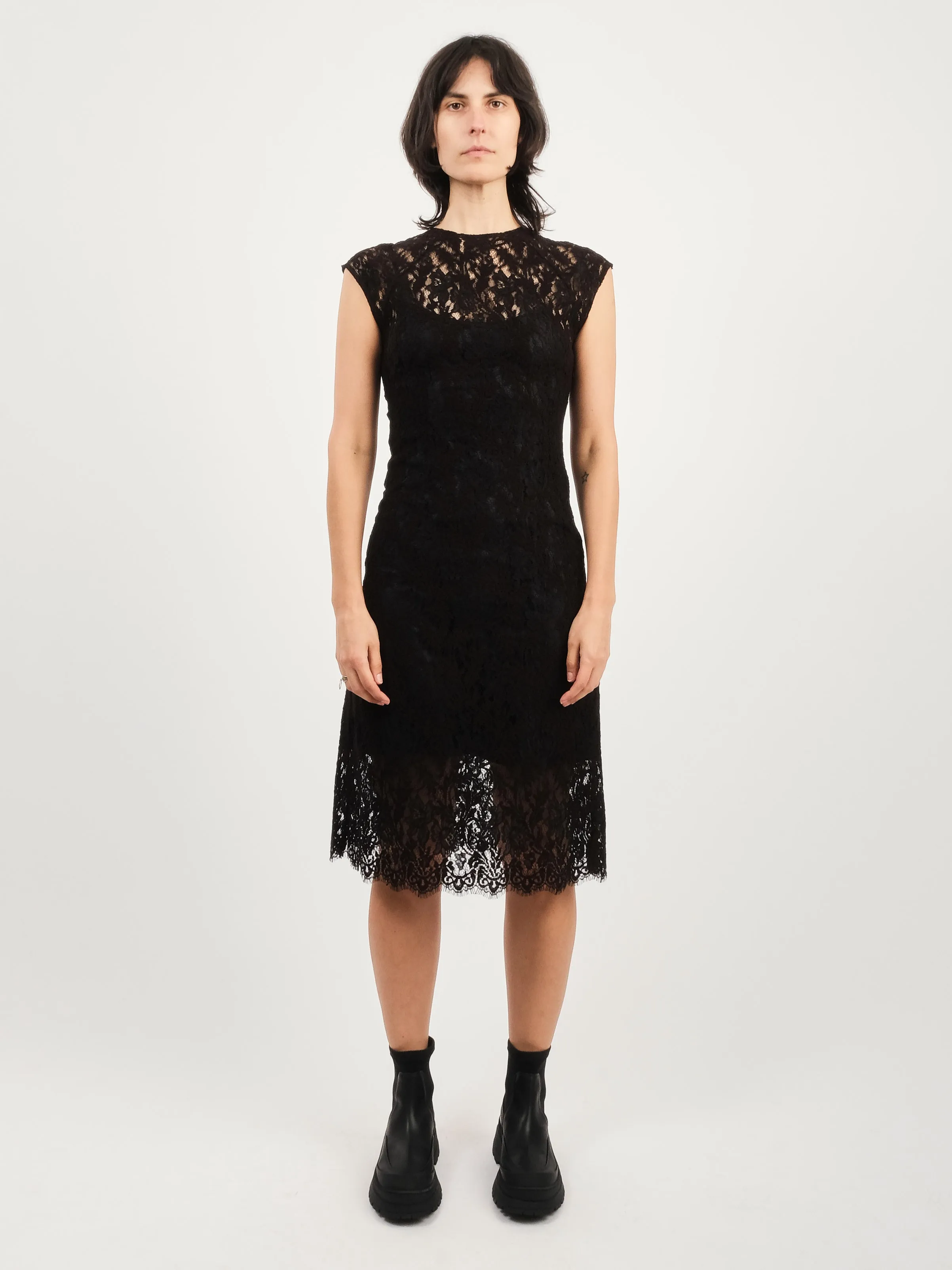 Black Lace Erika Dress