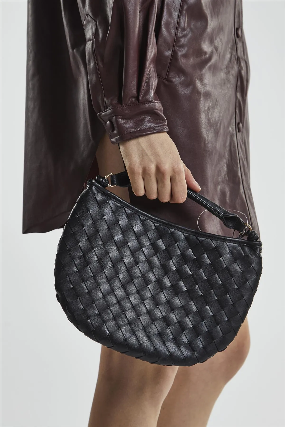 Black Woven Bag