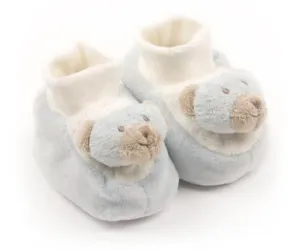 Blue Bear Baby Slippers