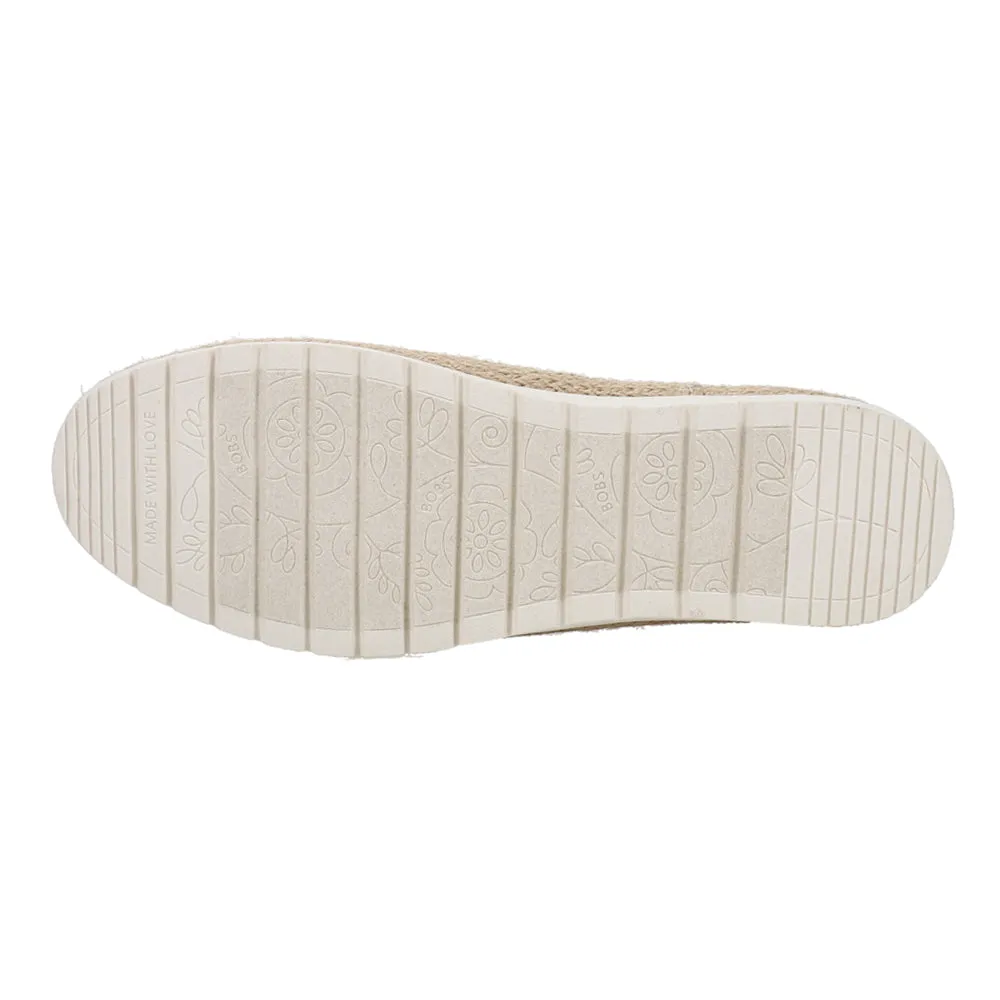 Bobs Flexpadrille Striped Cut Outs Slip On Flats