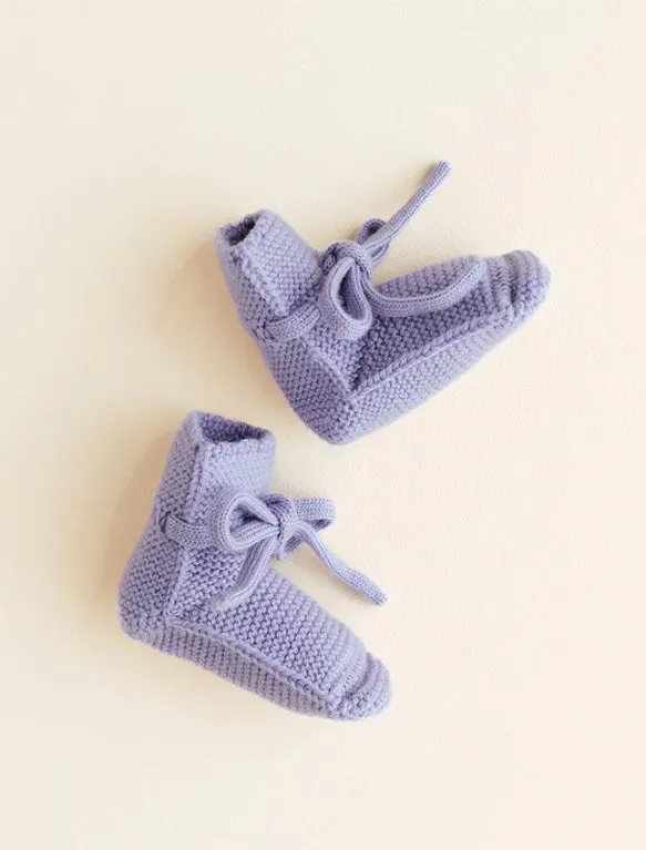 Booties in Lilac