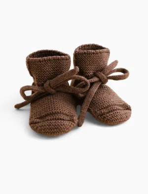 Booties in Mocha