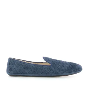 Bottega Veneta Woven Suede Loafers