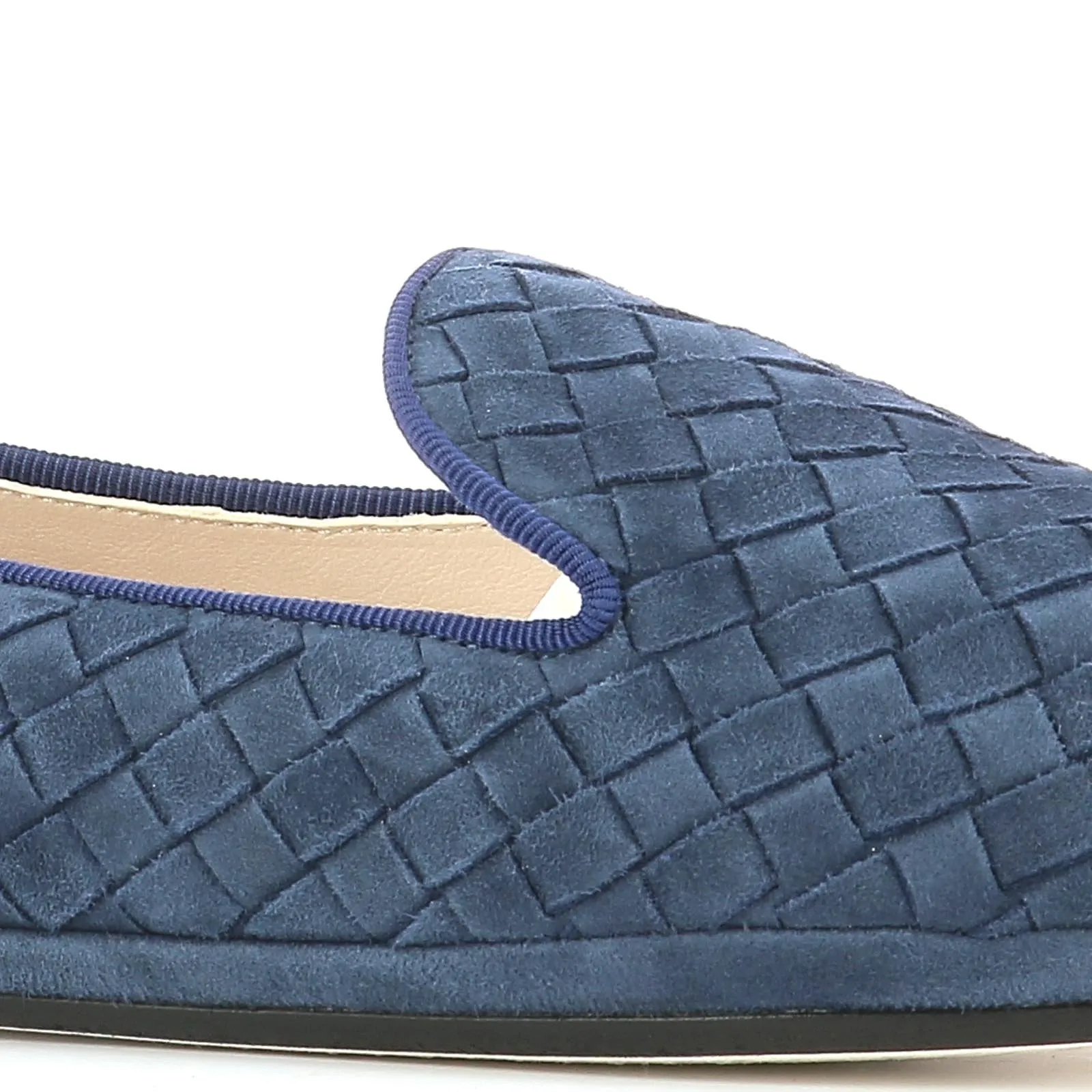 Bottega Veneta Woven Suede Loafers