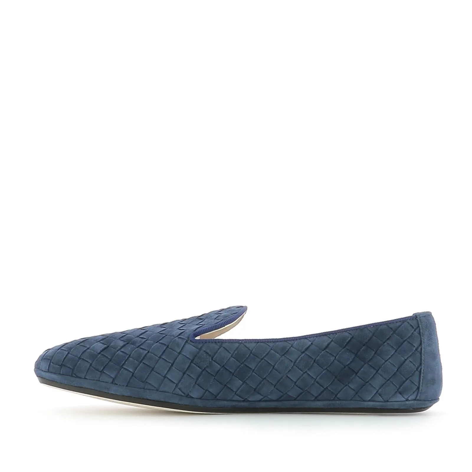 Bottega Veneta Woven Suede Loafers