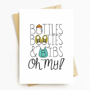 Bottles and Booties Card