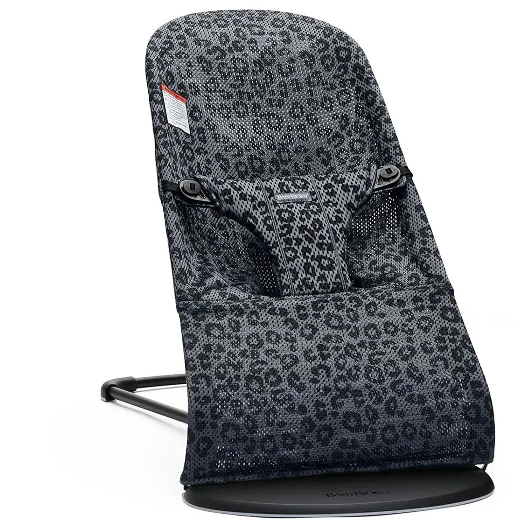 Bouncer Bliss- Anthracite Leopard Mesh